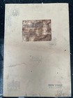 Raphael Soyer  handmade  Drawing On Old Paper Signed   Stamped  Vtg Art