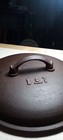 Antique   Rare Martin Stove   Range No 7 Cast Iron Dutch Oven skillet Lid L  k  
