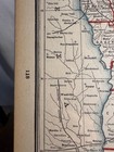 1893 Louisiana Map Antique Atlas Page Vintage Paper New Orleans Cartography