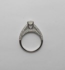 1ct Natural Diamond Anniversary Solitaire Engagement Wedding Ring 14k White Gold