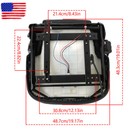 New For Toyota Forklift Seat With Seatbelt   Switch Adjustable Back Universal