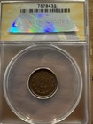 1864 Patriotic 47 332a Civil War Token Anacs Ms64 Brn Brown Scarce
