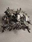 Arthur Court Horse Head   Wheat Napkin Holder  Letter Holder  Retired  Rare