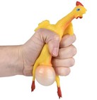 12 Chicken N  Egg Squeeze Stress Squishy Toys - Hidden Egg Pops Out  Classic Gag