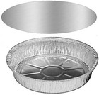Round Aluminum Foil Pans Disposable Containers For Storing  Baking  Meal Prep