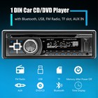 Single 1 Din Car Stereo Bluetooth Cd Dvd Player Fm Am Rds Radio Mp3 Usb Sd Aux