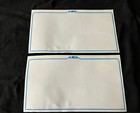Vintage 80   s Western Airlines Hawaii Tray Placemats Lot Of 2 