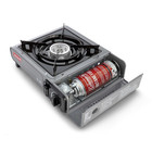 Coleman Tabletop Portable Butane Gas Camping Stove  1 Burner  Gray Outdoor Cook