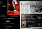 Vintage Caesars Palace 40th Anniversary Souvenir Las Vegas Nv Memorabilia