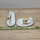 Vintage Leather Mrs Davis  Ideal Baby Shoes Usa Made Size 0 L17