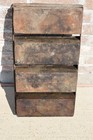 Vintage Industrial Bread Baking Pan 4 Strap Lockwood 74 Loaf Loaves Mold Welded