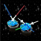 Super Z Outlet Light Sabre Cupcake Decoration Toppers Sticks Picks Set For    