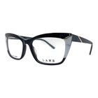 Authentic   New - L a m b  - La076 Blk 53 16 140 - Black   Marble Eyeglasses
