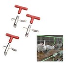  2 Pcs Rabbit Cage Drinking Fountain Animal Water Dispenser Feeder