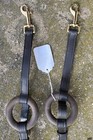 Leather Side Reins W rubber Donut Horse Training Aid