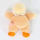 Russ Berrie Quackity Duck Duckling Chick 8  Plush Beans Yellow Waffle Weave