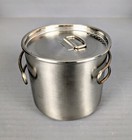 Gsi Outdoors Cooking Pot Glacier Stainless Steel W retractable Handle   Lid 20oz