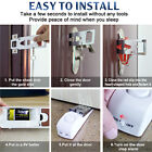 Door Lock Security Safety Door Stopper Alarm Door Stopper Wedge Travel Portable 