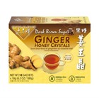 Brown Suger Ginger Tea Instant Ginger Honey Crystals  10 Sachets-2 Boxes