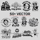 Retro Sitcom Inspired Svg Bundle     50 Vector Designs For Crafts