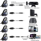 3 5mm Gaming Headset Mic Headphones Stereo Bass Surround For Ps5 Ps4 Pc Xbox One