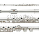 Yamaha Yfl-222 Silver Student Flute Outfit Offset G Closed Hole Case Bag New