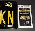 Cheech And Chong Signed Autographed Kp Smokn License Plate Jsa Coa 