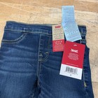 New Levi s Flex Pull-on Jeggings Blue Skinny Ankle Mid-rise Sz 2t