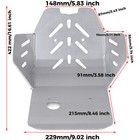 Skid Plate Engine Guard Protector For Yamaha Wr250x Wr250r 2008-2022