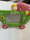 Vintage Resign Antique Baby    Picture Frame Baby Carriage 1990s Antique Mom