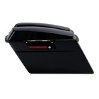 Vivid Black Hard Saddlebags Trunk Latches For Harley Touring Road King 1994 2013