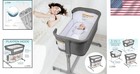 Lightweight Aluminium Baby Bassinet   Playpen - Easy Care  Hand Wash Only