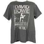 David Bowie Isolar Tour Throwback Mens T-shirt Size Large Forum 1976