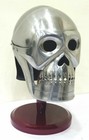 Christmas Medieval Skeleton Movie Skull With Stand Roman  Knight Spartan Helmet