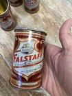 Set Of 4 Vintage Falstaff Beer Can Mugs Homemade Flat Top Steelie Graphics  