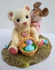 Wee Forest Folk Teddy s Easter Hug M-522 Retired Teddy Bear   Mouse Wwf Box