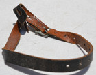 Original German Army Ww2 Helmet Leather Chinstrap Steel Buckle