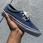 Vintage 90s Vans Era Canvas Blue Sneakers Made In Usa Mens Us 6 Womens Us 7 5 
