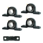 Ucp207-22 Pillow Block Bearing 1-3 8  Bore  2-bolt Self-aligning Solid Base Qty4
