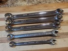 Snap On Line Wrench Set Rxfs605b 5 Pc  6 Pt   Double End Flare Nut  1 4    13 16  