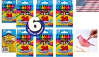 Bulk Washable Crayons - 6 Packs Of 24 Colors For Hassle-free Classroom Art