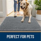 Dog Door Mat For Muddy Paws 30x50 Absorbs Moisture And Dirt Absorbent Non-slip 
