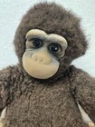 Dakin Monkey Plush Stuffed Animal Flocked Rubber Realistic Face 16    Vintage 1989