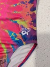 Simone Biles Gk Elite Medium Gymnastics Leotard Neon Rainbow Tie-dye Starburst