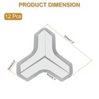 12pcs Corner Protectors Table Corner Protectors t-shaped Grey 