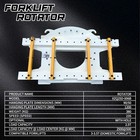 Free Ship Forklift Fork Rotator Class 2 And 3 General 60  forks Capacity 5500lbs
