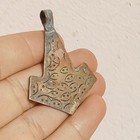Stunning Rare Extremely Ancient Bronze Pendant Amulet Artifact Authentic