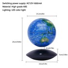 Magnetic Levitation Floating Globe Light Led World Map Rotating Night Lamp New