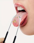 Stainless Steel Tongue Scraper Oral Cleaner Bad Breath Tongue Cleaning Tool