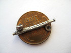 Vtg Sterling Native American Indian Peace Pipe Silver Bracelet Charm